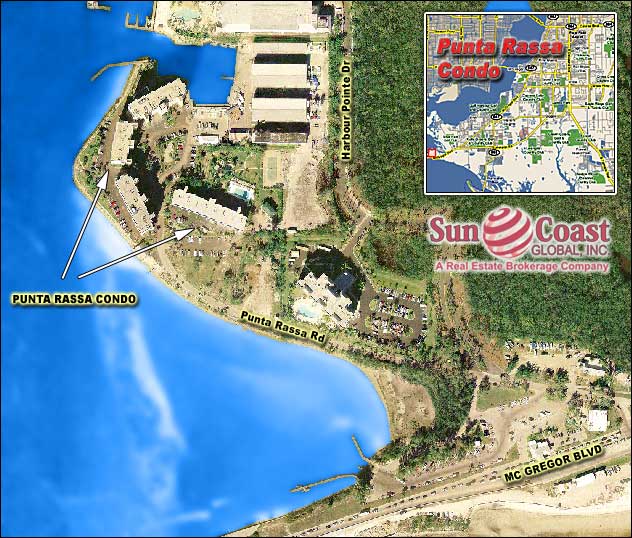 Punta Rassa Overhead Map
